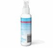 Back of Dermal Therapy crystal deodorant spray bottle with ingredients text and barcode