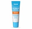 Front of Dermal Therapy Lip Balm SPF 50+ tube with blue and white packaging and orange label