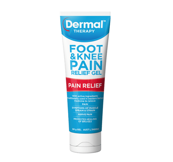 Sore knees & Foot pain Foot & Knee Pain Relief Gel Dermal Therapy