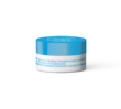 Back view of Dermal Therapy Lip Balm Original tub with blue lid and white container
