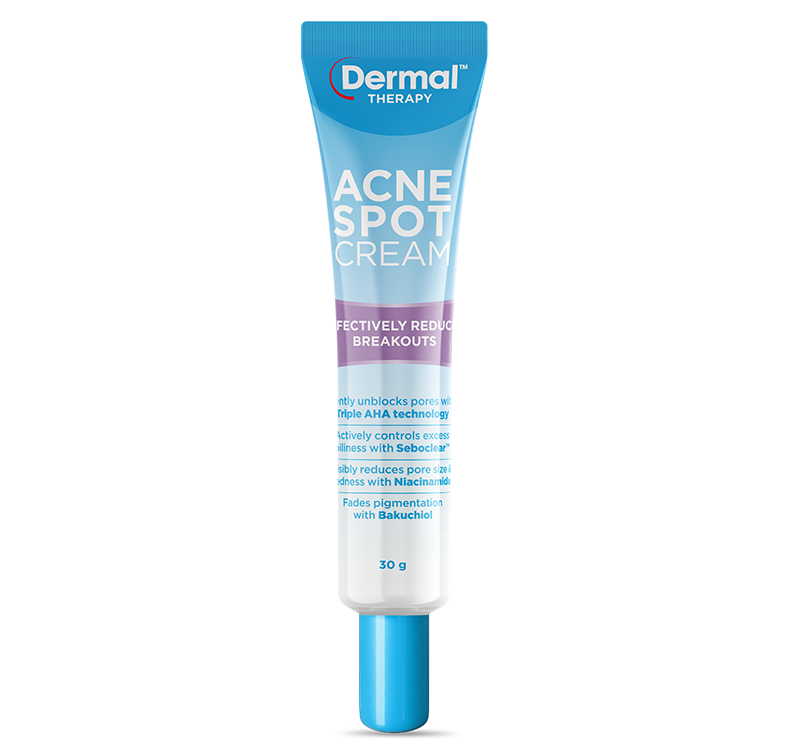 Dermal Therapy Acne Spot Cream front of tube