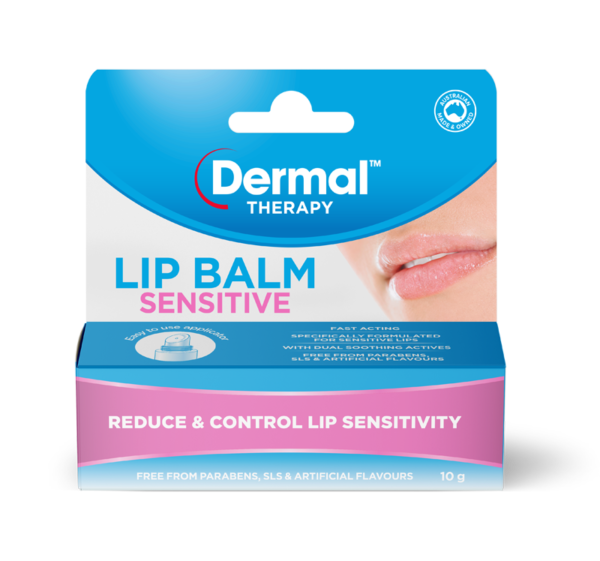 Lip Balm Sensitive Best lip balm for sensitive lips Dermal Therapy