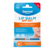 Front view of Lip Balm SPF 50+ packaging, a hydrating formula with SPF 50+ to help protect and moisturise your lips, now in a stick format.