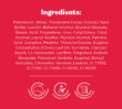 Ingredients list for Dermal Therapy Red Lip Tint, featuring petrolatum, cocoa seed butter, and natural emollients.