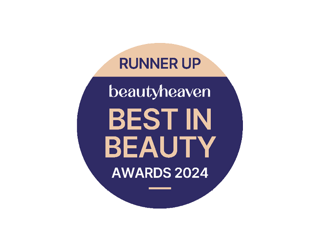 2024 beautyheaven Best In Beauty runner up Award badge
