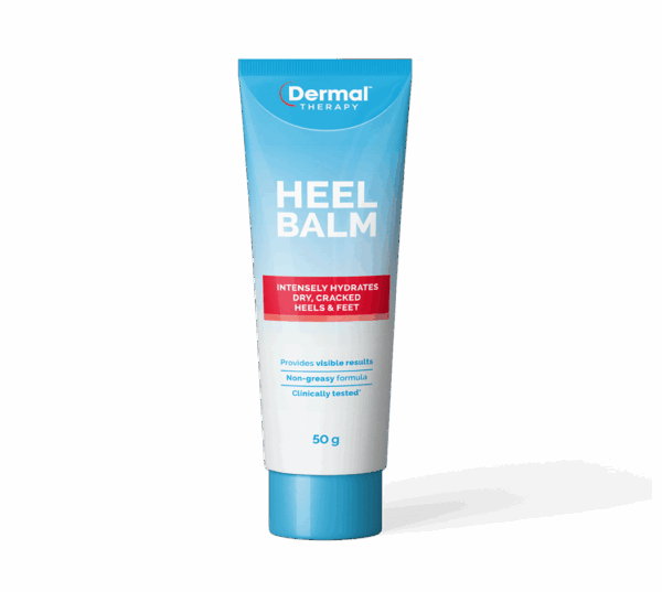 Front View of the Tube For Dermal Therapy Heel Balm