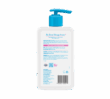 Back view of Dermal Therapy Sensitive Skin Wash bottle showing product details and barcode.