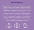 Ingredient list graphic for Dermal Therapy After-Hours Cleansing Balm with brand icons below.