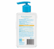 Back view of Dermal Therapy Daily Face Cleanser 175mL bottle with pump dispenser and product information label