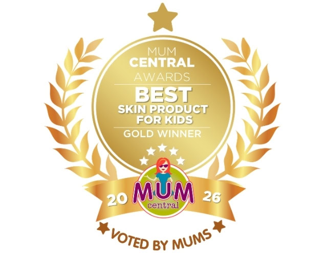 Mum Central Best Skin Product for Kids 2026 Gold Winner